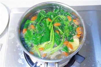菠菜猪肝汤的做法步骤5