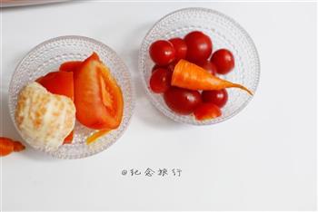 原汁机食谱番茄胡萝卜橘子汁的做法图解2