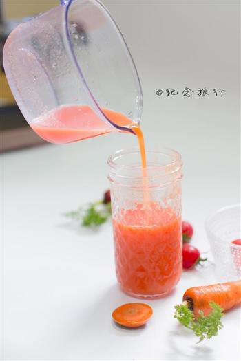 原汁机食谱番茄胡萝卜橘子汁的做法图解6