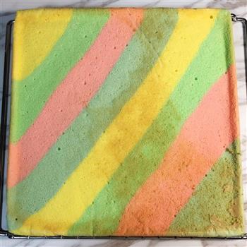 彩虹蛋糕卷的做法步骤15