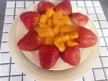 芒果夹心草莓慕斯蛋糕的做法步骤11