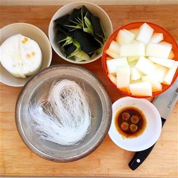 冬瓜肉丸汤+杂粮饭的做法步骤5