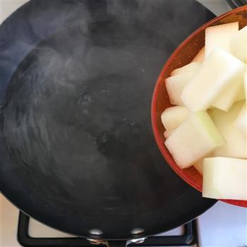 冬瓜肉丸汤+杂粮饭的做法步骤7