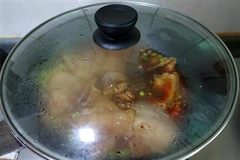 青豆烧米粉肉的做法步骤6