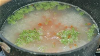 牛肉团子 × 芹菜胡萝卜粥的做法步骤14