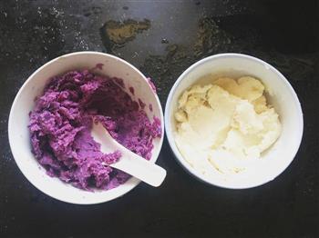 紫薯山药糕的做法步骤3