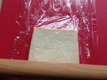 花生酱培根卷三明治的做法步骤2