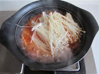 金针菇番茄蛋汤的做法步骤6