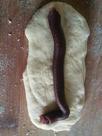 豆沙卷面包的做法步骤10