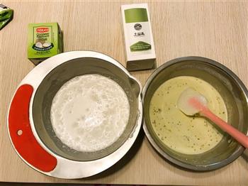 抹茶椰汁马蹄糕的做法步骤2