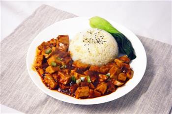 春季炒鸡下饭菜  永远吃不腻的家常麻婆豆腐的做法步骤5