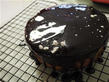 “黑白星球”巧克力甜橙慕斯蛋糕的做法图解17