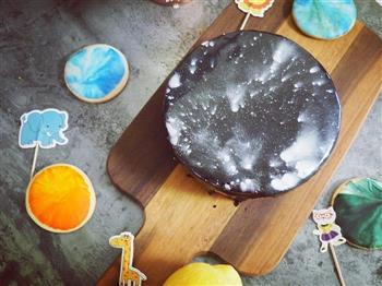 “黑白星球”巧克力甜橙慕斯蛋糕的做法图解18