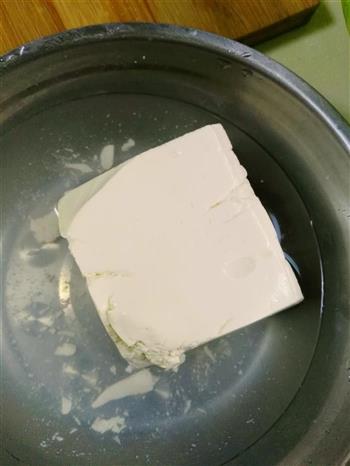 快手减脂青菜豆腐汤的做法步骤1