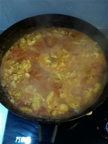 西红柿鸡蛋打卤面的做法步骤6