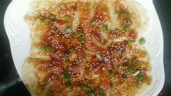 饺子皮酱香饼的做法步骤12