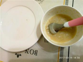 宝宝营养食谱-香蕉鸡蛋饼配玉米粥的做法步骤8