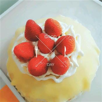 草莓千层蛋糕的做法步骤8
