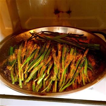 微波炉烤韭菜的做法步骤7