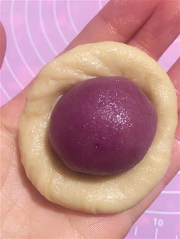 紫薯蛋黄酥的做法步骤10