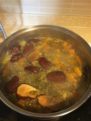 南瓜绿豆汤的做法步骤6