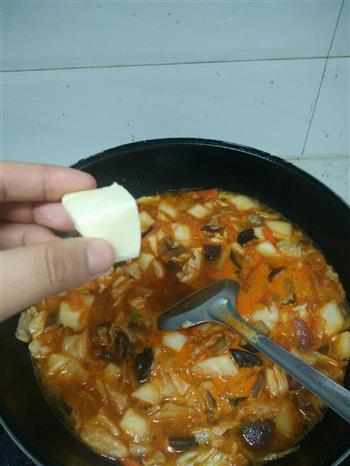 辣白菜大酱汤的做法步骤10
