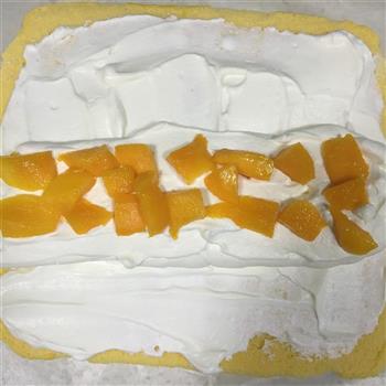 豹纹芒果蛋糕卷，人生苦短，必须性感的做法步骤19