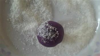 紫薯椰蓉球的做法图解6
