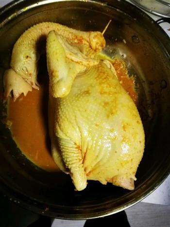吹水牌沙姜盐焗鸡的做法步骤3