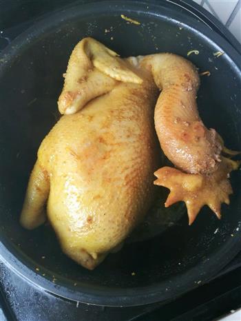 吹水牌沙姜盐焗鸡的做法步骤6