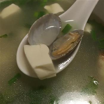 豆腐花蛤汤的做法步骤6