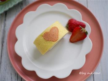 爱心草莓蛋糕卷的做法图解24