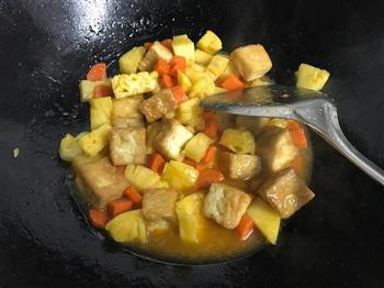 菠萝咕噜豆腐的做法步骤6