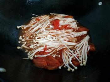 茄汁金针菇的做法步骤7
