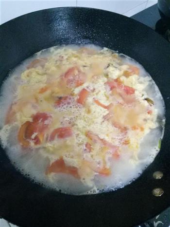 番茄蛋花汤的做法步骤11
