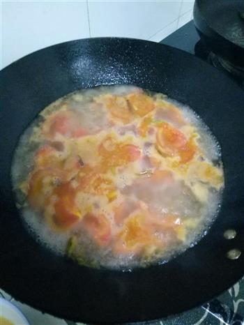 番茄蛋花汤的做法步骤9