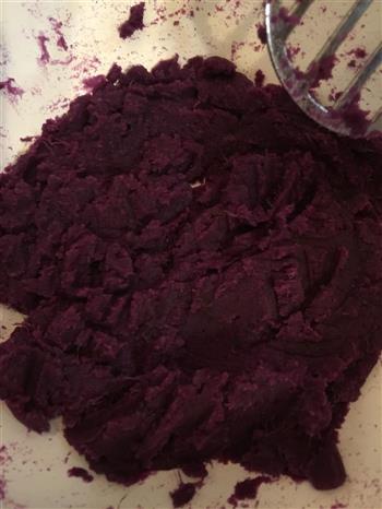 香甜的紫薯糯米饼的做法步骤4
