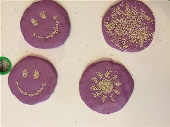 香甜的紫薯糯米饼的做法步骤9