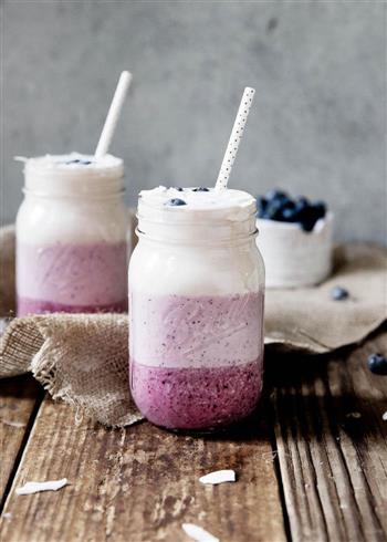 蓝莓椰奶昔的做法步骤19