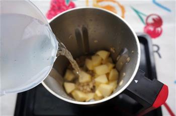 每日豆浆，苹果宜肝豆浆的做法图解3