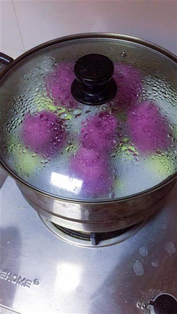 紫薯玫瑰花馒头的做法步骤19