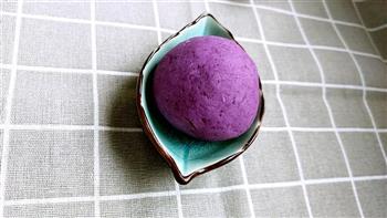 紫薯芒果酱夹心糯米球的做法步骤3