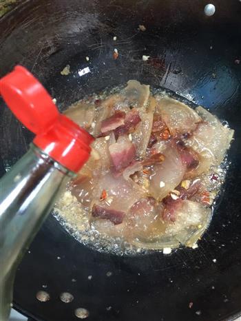 菜苔炒腊肉的做法步骤7