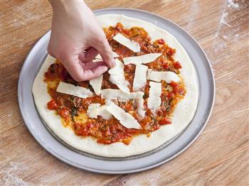 海陆双拼披萨的做法图解11