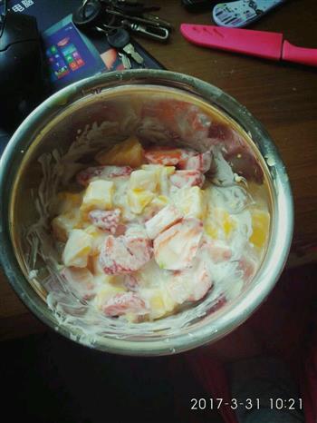 水果酸奶沙拉的做法图解1