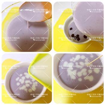 奶香紫薯米糊的做法步骤4