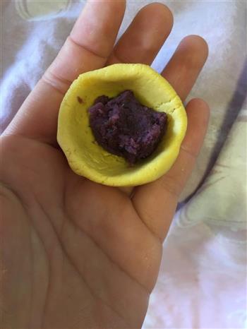紫薯南瓜饼的做法图解10