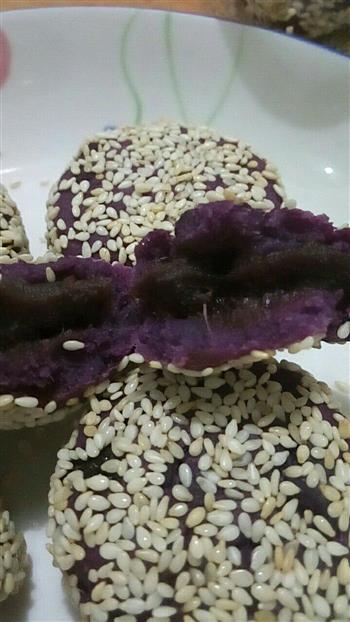 紫薯豆沙饼的做法步骤5