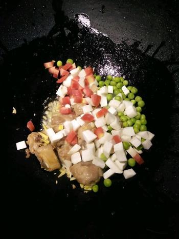 蔬菜排骨焖饭的做法图解3