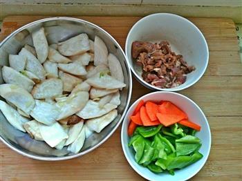 杏鲍菇青椒炒牛肉的做法步骤1